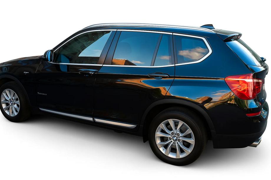 BMW X1 E84 2009–2015 Täydellinen ikkunankehyslistasarja (ruostumaton teräs) 12 kpl Image