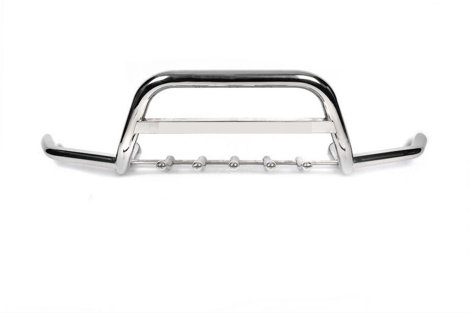Opel Movano 2004–2010 Etupuskurikaari lisäkaarella WT003 (ruostumaton teräs) Image