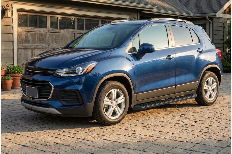 Chevrolet Trax 2012–2023 Tayga Black sivuaskelmat (2 kpl, alumiini) Image