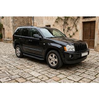 Tayga Black sivuaskelmat (2 kpl, alumiini) Jeep Grand Cherokee WK 2004–2010 kuva 1