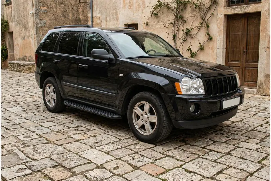 Jeep Grand Cherokee WK 2004–2010 Tayga Black sivuaskelmat (2 kpl, alumiini) Image