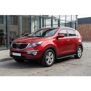 Tayga Black sivuaskelmat (2 kpl, alumiini) Kia Sportage 2010–2015 kuva 1