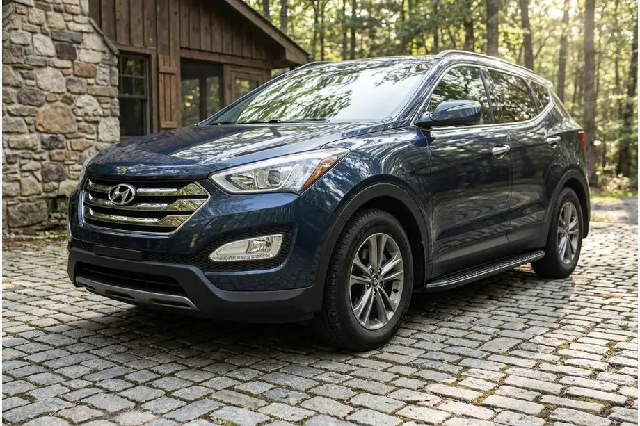 Hyundai Santa Fe 3 2012–2018 Tayga Black sivuaskelmat (2 kpl, alumiini) Image