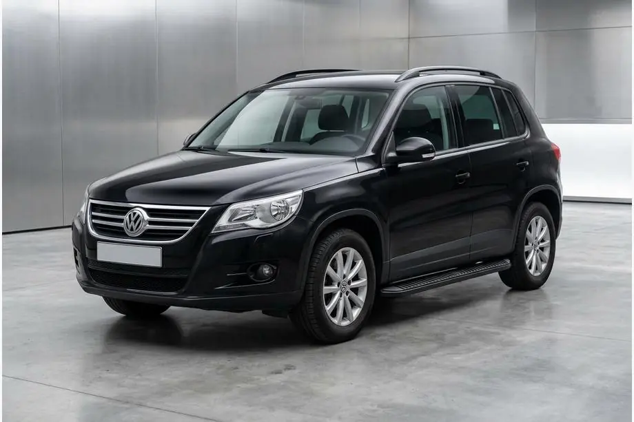 Volkswagen Tiguan 2007–2016 Tayga Black sivuaskelmat (2 kpl, alumiini) Image