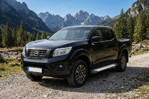 Nissan Navara/NP300 2016– Allmond Grey sivuportaat (2 kpl, alumiini) kuva 1