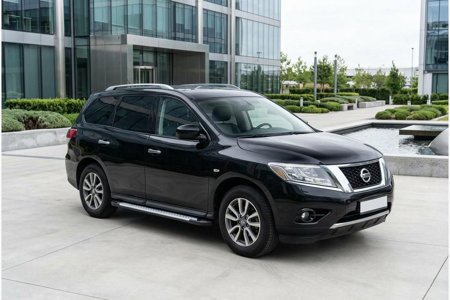 Nissan Pathfinder R52 2012–2021 Sivukynnykset Allmond Grey (2 kpl, alumiini) Image
