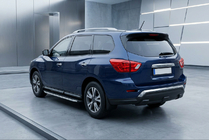 Nissan Pathfinder R52 2012–2021 Fullmond-sivuporrassarja (2 kpl, alumiini) kuva 1