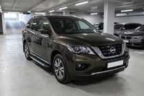 Nissan Pathfinder R52 2012–2021 Sivuporrast RedLine V1 (2 kpl, alumiini) kuva 1