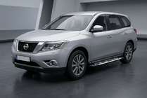 Nissan Pathfinder R52 2012–2021 Sunrise sivuastinlaudat (2 kpl, alumiini) kuva 1
