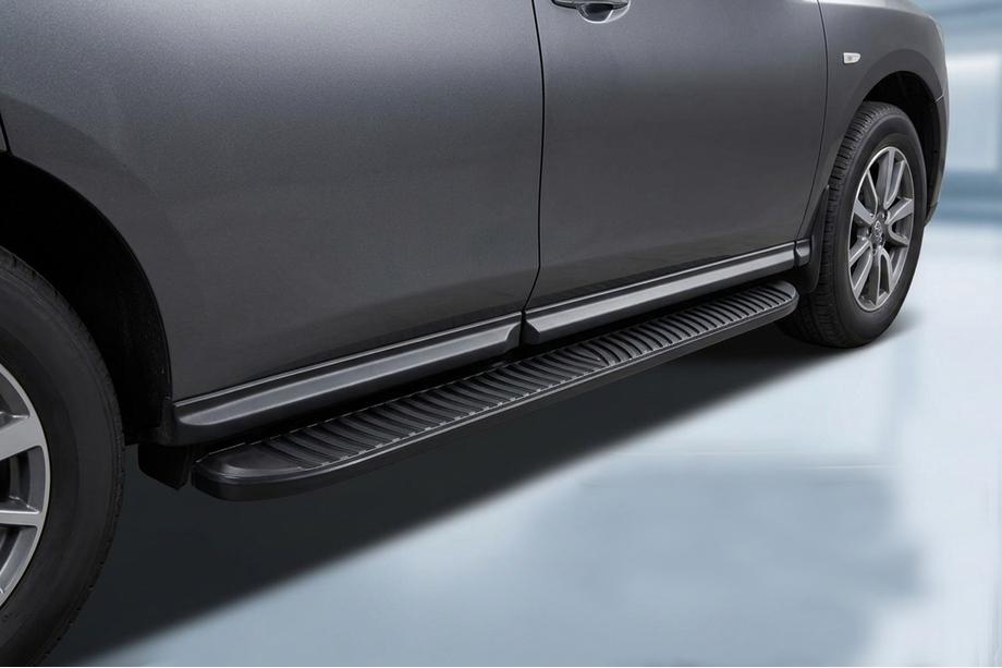 Nissan Pathfinder R52 2012–2021 Sivuaskelmat Tayga Black (2 kpl, alumiini) Image