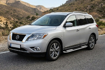Nissan Pathfinder R52 2012–2021 Tayga V2 sivuastinlaudat (2 kpl, alumiini) kuva 1