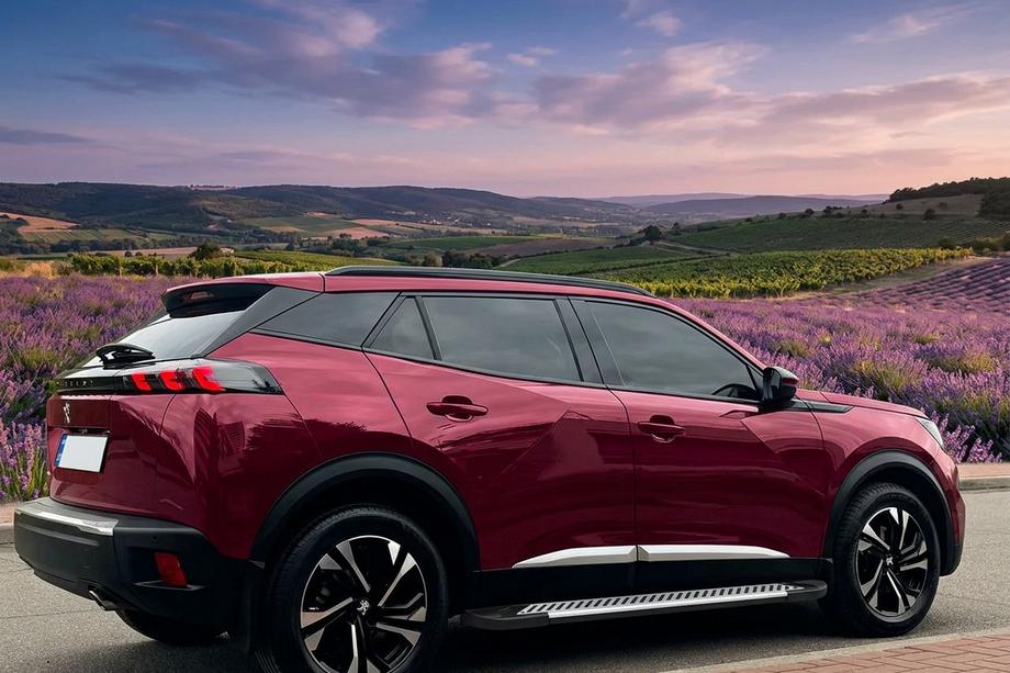 Peugeot 3008 2016–2023 Line-sivuporrassarja (2 kpl, alumiini) Image