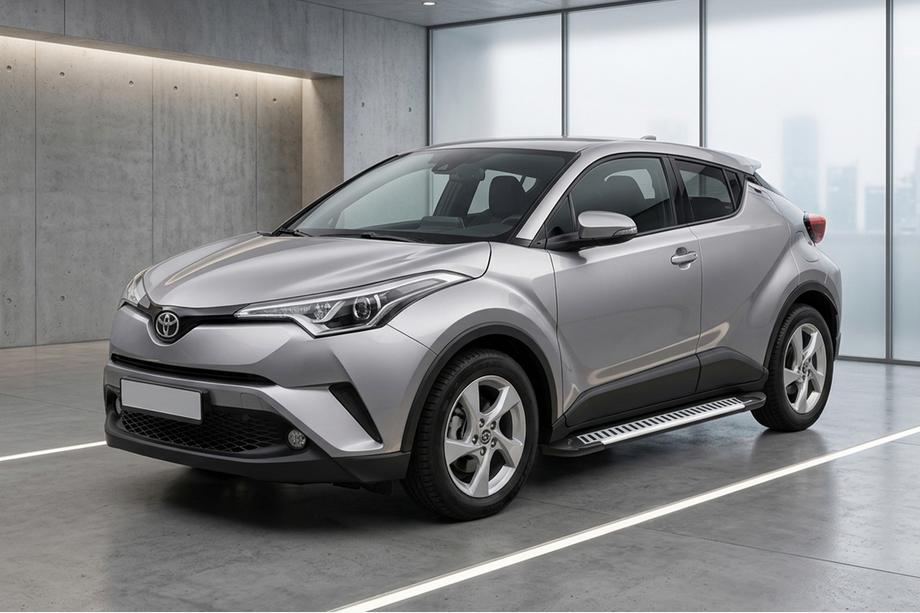 Toyota C-HR 2016–2023 Sivukynnykset Line (2 kpl, alumiini) Image