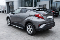 Toyota C-HR 2016–2023 Sunrise sivuaskelmat (2 kpl, alumiini) kuva 1