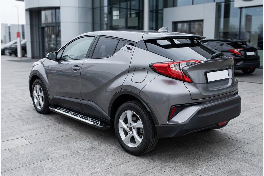 Toyota C-HR 2016–2023 Sunrise sivuaskelmat (2 kpl, alumiini) Image