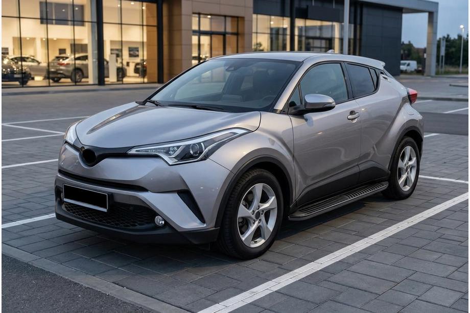 Toyota C-HR 2016–2023 Sivuaskelmat Tayga Black (2 kpl, alumiini) Image