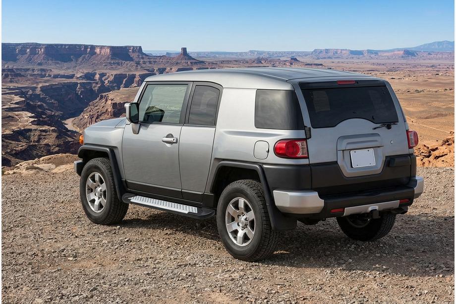 Toyota FJ Cruiser 2006–2022 Sivukynnykset Allmond Grey (2 kpl, alumiini) Image
