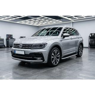 Tayga Grey -sivuaskelmat (2 kpl, alumiini) Volkswagen Tiguan 2016–2023 kuva 1