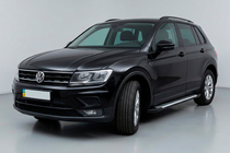 Volkswagen Tiguan 2016–2023 Line-sivuporrassarja (2 kpl, alumiini) kuva 1