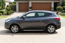 Hyundai IX-35 2010–2015 Astinlaudat Maya V1 (2 kpl, alumiini) kuva 1
