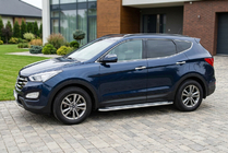 Hyundai Santa Fe 3 2012–2018 Maydos V2 sivuportaat (2 kpl, alumiini ↗ ruostumaton teräs) kuva 1