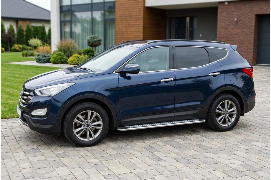 Hyundai Santa Fe 3 2012–2018 Maydos V2 sivuportaat (2 kpl, alumiini ↗ ruostumaton teräs) Image
