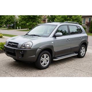 Maydos V2 sivuportaat (2 kpl, alumiini ↗ ruostumaton teräs) Hyundai Tucson JM 2004– kuva 1