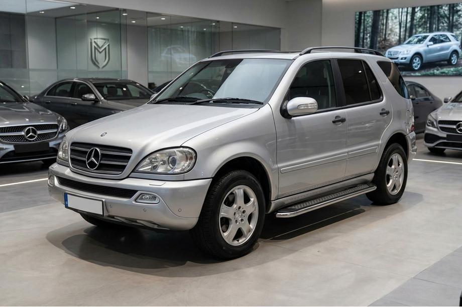 Mercedes ML W163 1997–2005 Maydos V2 sivuportaat (2 kpl, alumiini ↗ ruostumaton teräs) Image