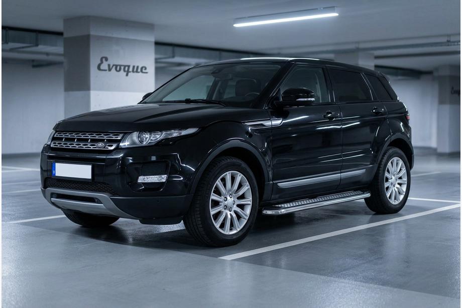 Range Rover Evoque 2012–2018 Maydos V2 sivuportaat (2 kpl, alumiini ↗ ruostumaton teräs) Image
