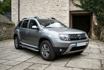 Renault Duster 2008–2017 Maydos V2 sivuportaat (2 kpl, alumiini ↗ ruostumaton teräs) kuva 1