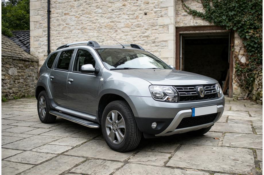Renault Duster 2008–2017 Maydos V2 sivuportaat (2 kpl, alumiini ↗ ruostumaton teräs) Image