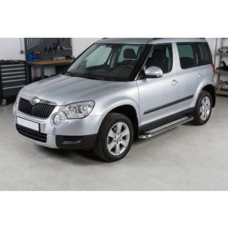 Maydos V2 sivuportaat (2 kpl, alumiini ↗ ruostumaton teräs) Skoda Yeti 2009–2017 kuva 1
