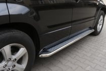Suzuki Grand Vitara 2005–2017 Maydos V2 sivuportaat (2 kpl, alumiini ↗ ruostumaton teräs) kuva 1