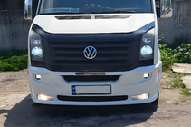 Volkswagen Crafter 2006–2016 Etupuskurin lippa 2012↗ (Era suora, maalattava) kuva 6