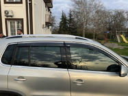 Volkswagen Tiguan 2007–2016 Tuuliohjaimet kromilistalla (4 kpl, Niken) kuva 3