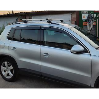 Tuuliohjaimet kromilistalla (4 kpl, Niken) Volkswagen Tiguan 2007–2016 kuva 2