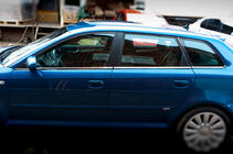 Audi A3 2003–2012 Ikkunoiden alalistat (ruostumaton teräs) kuva 4