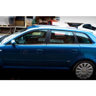 Ikkunoiden alalistat (ruostumaton teräs) Audi A3 2003–2012 kuva 4