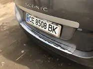Renault Scenic/Grand 2009–2016 Takapuskurin suojalista Carmos (Grand, ruostumaton teräs) kuva 5