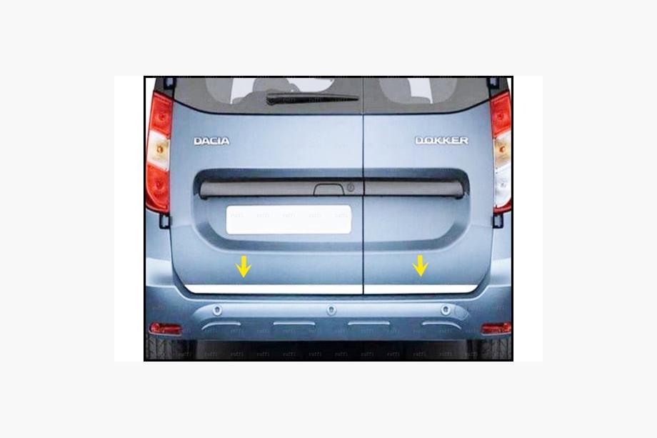 Renault Dokker 2013–2022 Takalukun reunalista (ruostumaton teräs) Image