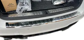 BMW X3 F25 2011–2018 Ruostumattomasta teräksestä valmistettu takapuskurin suojalista Carmos kuva 2