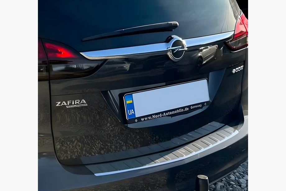 Opel Zafira C Tourer 2011–2019 Takapuskurin suojalista Carmos (ruostumaton teräs) Image