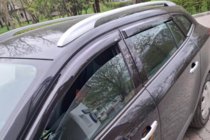 Renault Megane III 2009–2016 SW tuuliohjaimet ikkunoihin (4 kpl, HIC) kuva 1