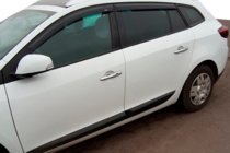 Renault Megane III 2009–2016 SW tuuliohjaimet ikkunoihin (4 kpl, HIC) kuva 13