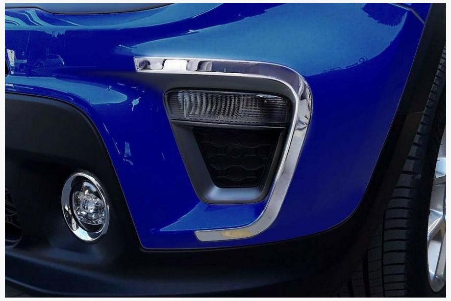 Jeep Renegade 2014– Kromisuojalistat sumuvaloihin 2019+ (2 kpl, ruostumaton teräs) Image