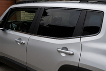 Jeep Renegade 2014– Ikkunalistat Musta Kromi (6 kpl, ruostumaton teräs) kuva 1