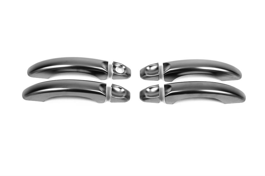 Volkswagen Amarok 2010–2022 Ovenkahvakuoret musta kromi (4 kpl, ruostumaton teräs) Image
