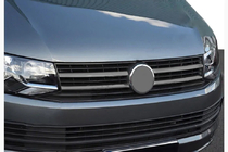 Volkswagen T6 2015–2024 Säleikön listat musta kromi 2015-2019 (4 kpl, ruostumaton teräs) kuva 1