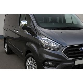 Sivupeilien kuoret, matta harmaa (2 kpl, muovi) Ford Custom 2013–2022 kuva 1