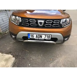 Sumuvalojen kehykset (2 kpl, ruostumaton teräs) Renault Duster 2018–2024 kuva 4